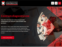 Tablet Screenshot of diagnostix.pl